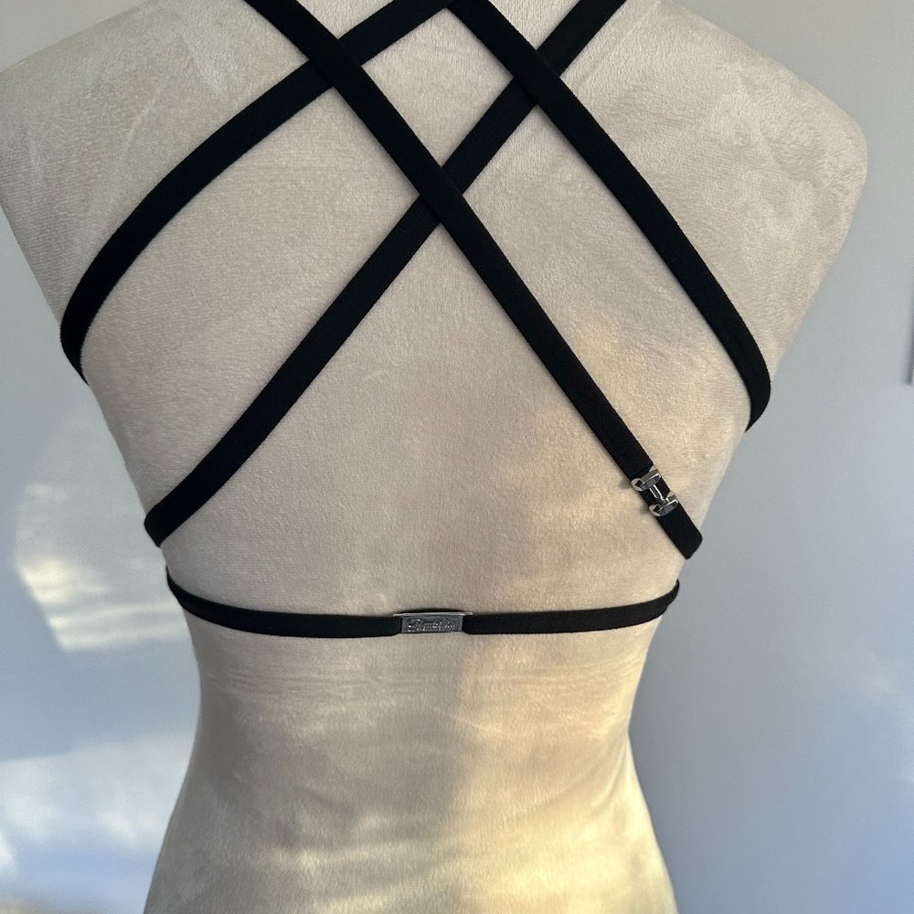 Bombshell Sportwear - Barbell Sports Bar  - EUC - Size L